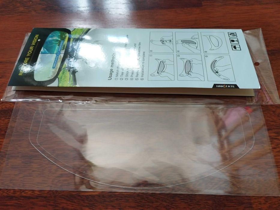 Folie antiaburire pentru viziera casca moto scuter atv