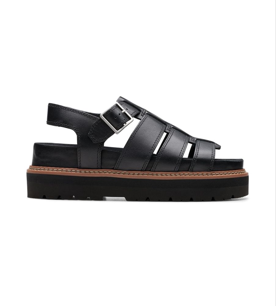Кожени сандали на Clarks