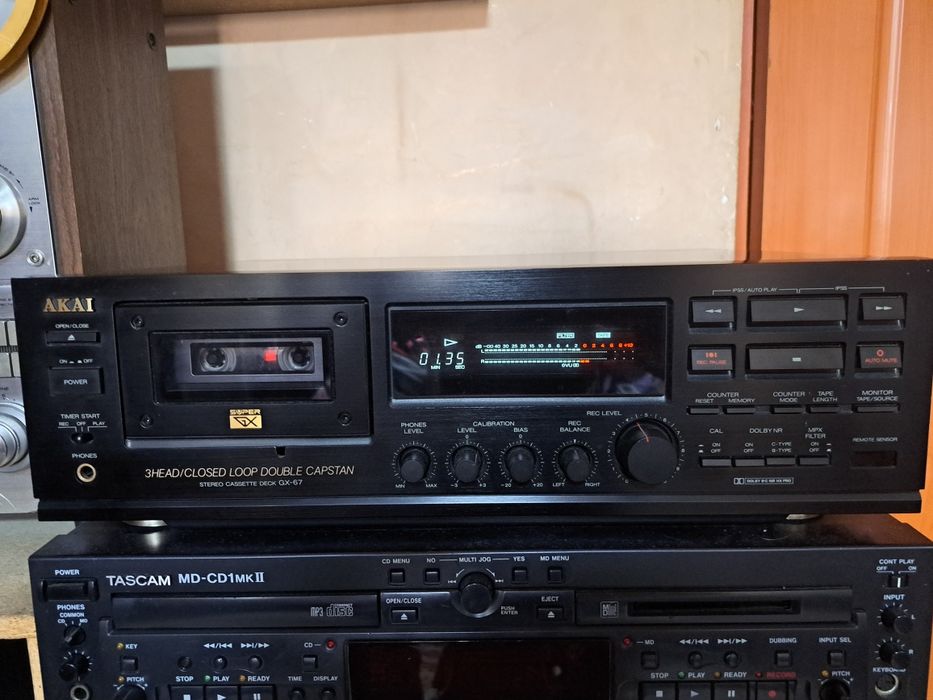 Кассетная Дека akai gx67