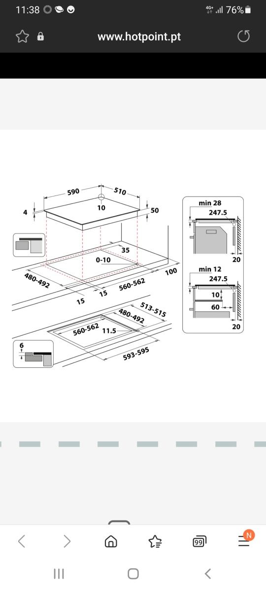 Vand plita electrica hotpoint ariston