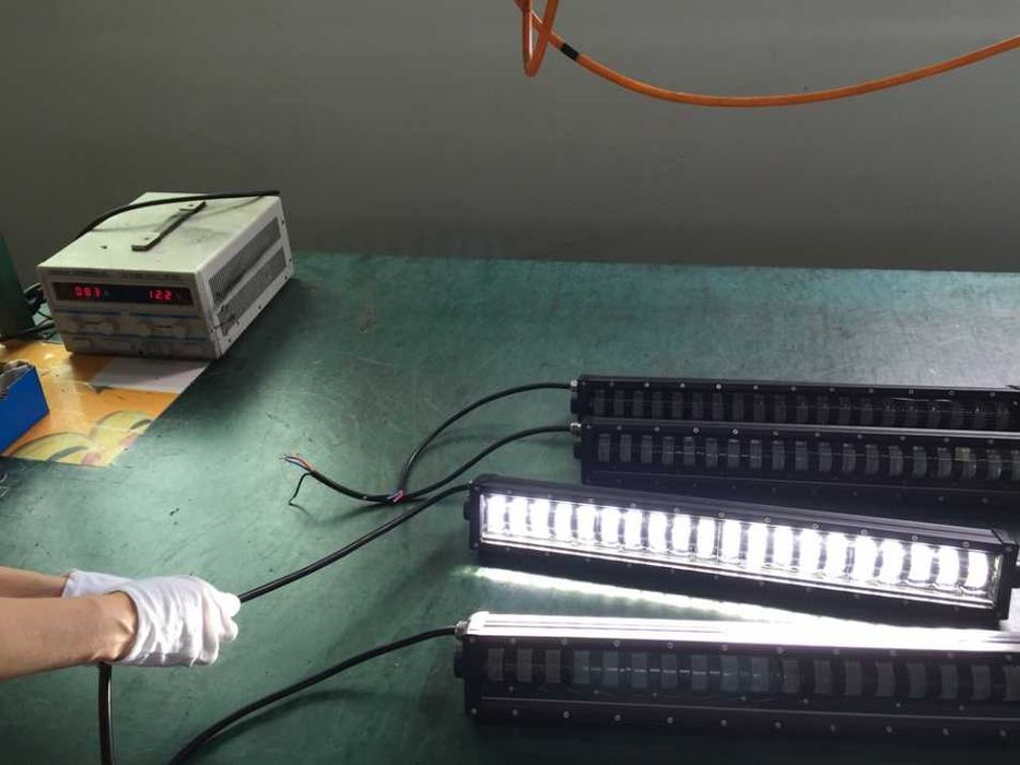 9D 63 СМ 400W Off-Road LED BAR с лупи Hi/Lo Къси и Дълги Светлини
