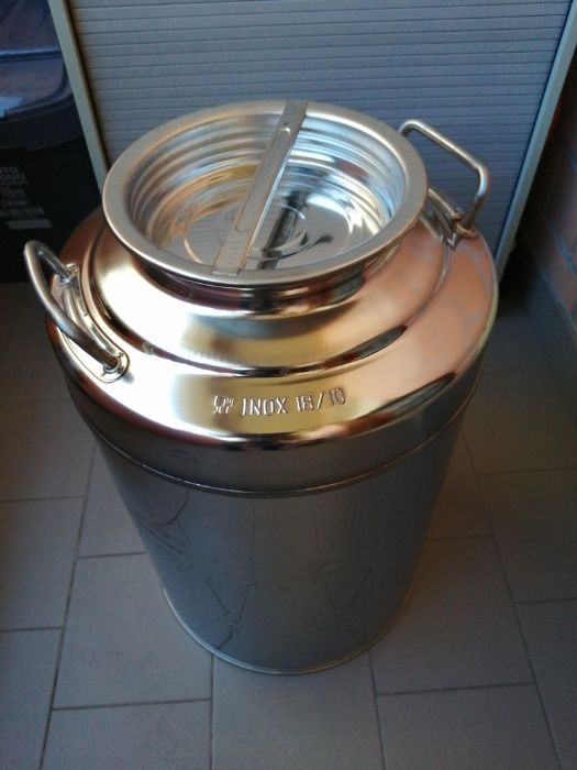 Bidon inox 50 litri ptr alimente,made in Italia.