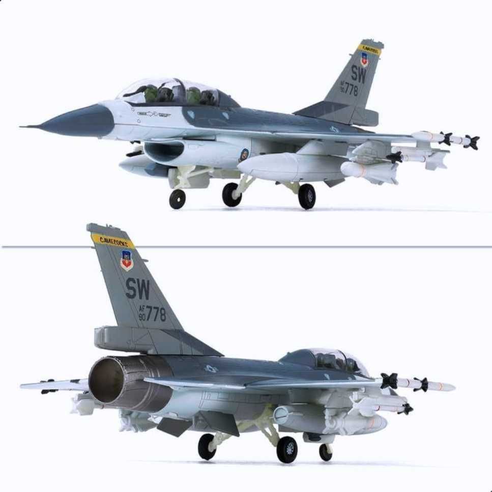 Macheta avion metalica F-16D USAF Mig Killer 92 scara 1:72 21cm