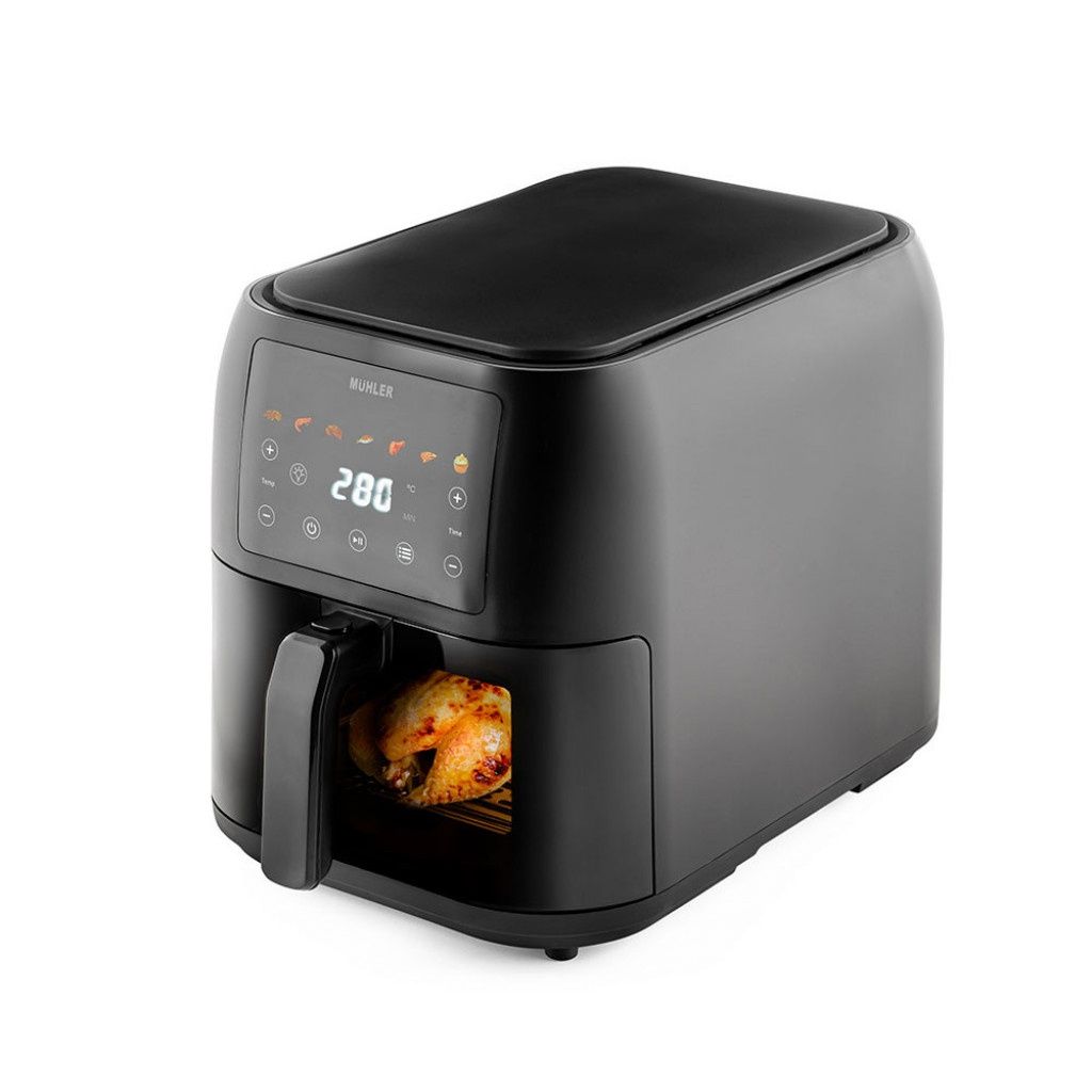 Фритюрник с горещ въздух Muhler MFX-815, 1700W, 8L с подарък книга с 6