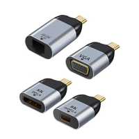 Adaptoare USB-C la VGA / DisplayPort / Mini DisplayPort / HDMI / RJ45