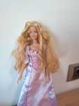 барби рапунцел с дълга коса и плитка мател barbie