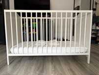 Patut bebe ikea alb SMAGORA