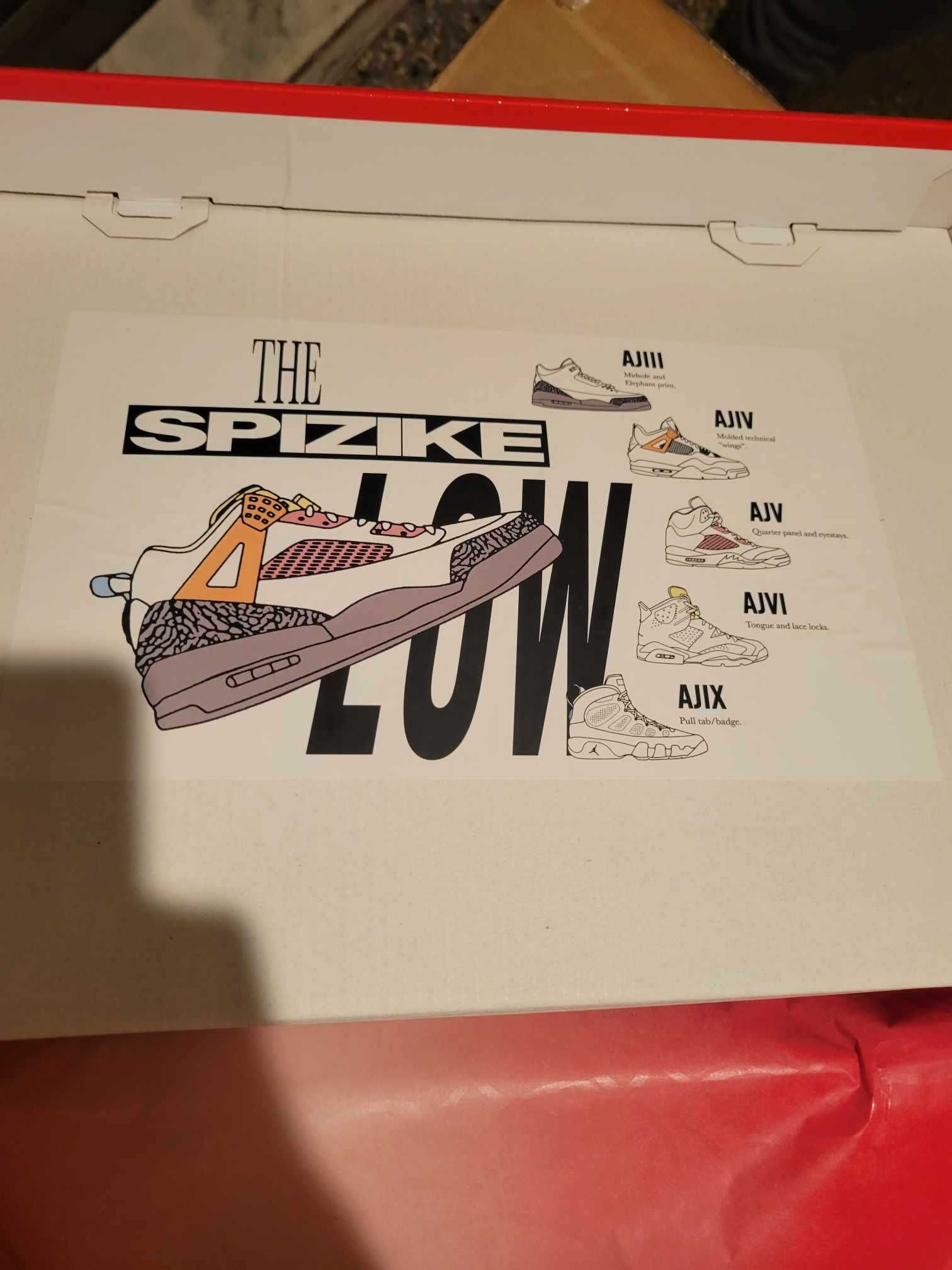 Кецове Jordan - PSG x Jordan Spizike Low - чисто нови, 47.5