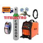 MIG 200 PREMIUM Aparat sudura + tub 8L corgon plin + ceas + sarma