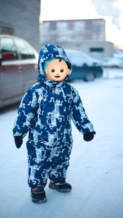 Продам зимний комбинезон crockid. После хим чистки