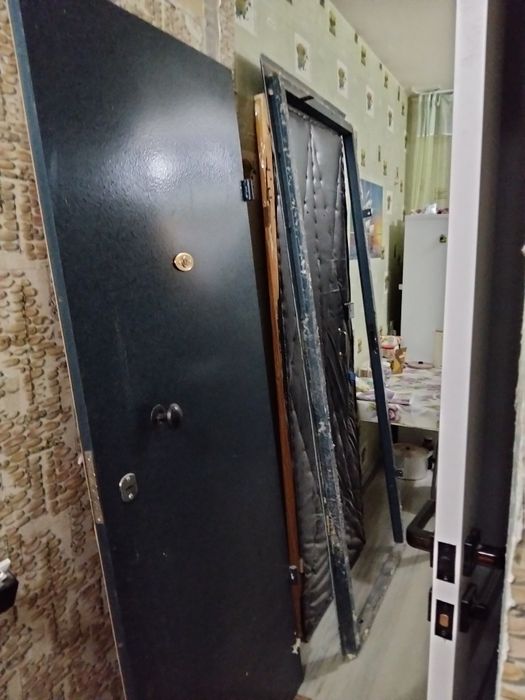 Двери железные входные.