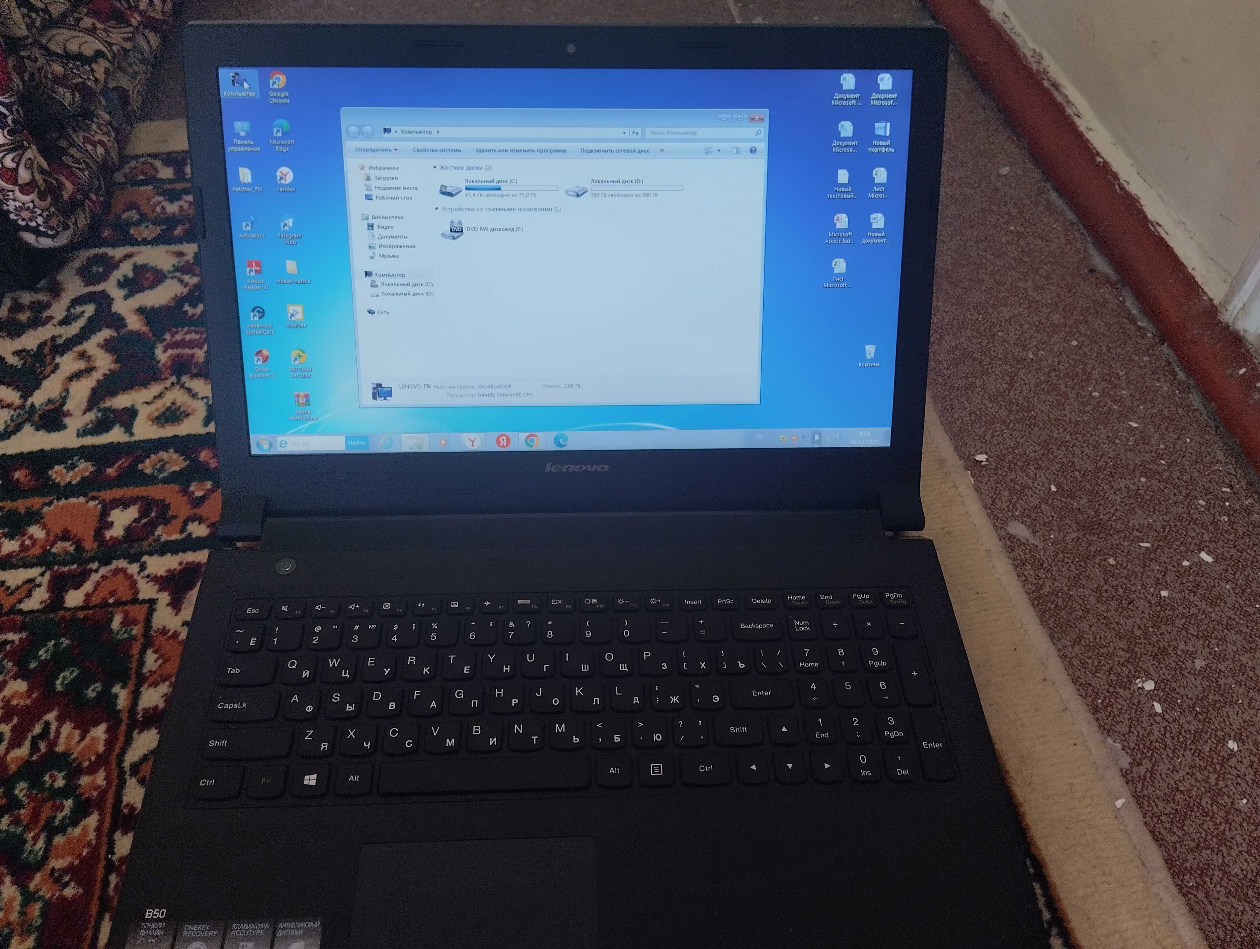 Lenovo noutbook   holati yaxshi