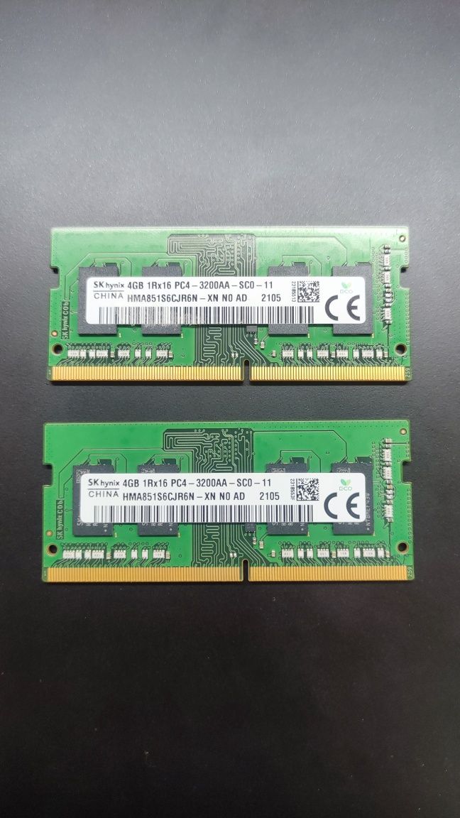 Memorie ram laptop (2x4gb, 3200mhz)