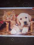Puzzle catel si pisica