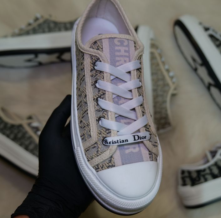 Дамски маратонки Dior Oblique (36-40) - Бежаво