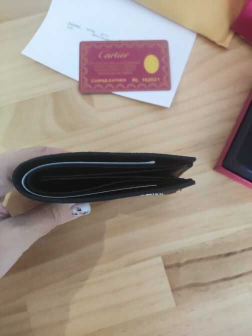 In stoc Portofel pentru bărbați piele Cartier 6271