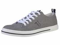 Tenisi Trussardi Jeans originali din canvas Pantofi Sport cu siret