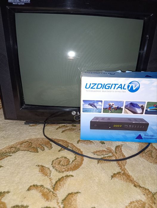 телевизор тюнери билан сотилади.