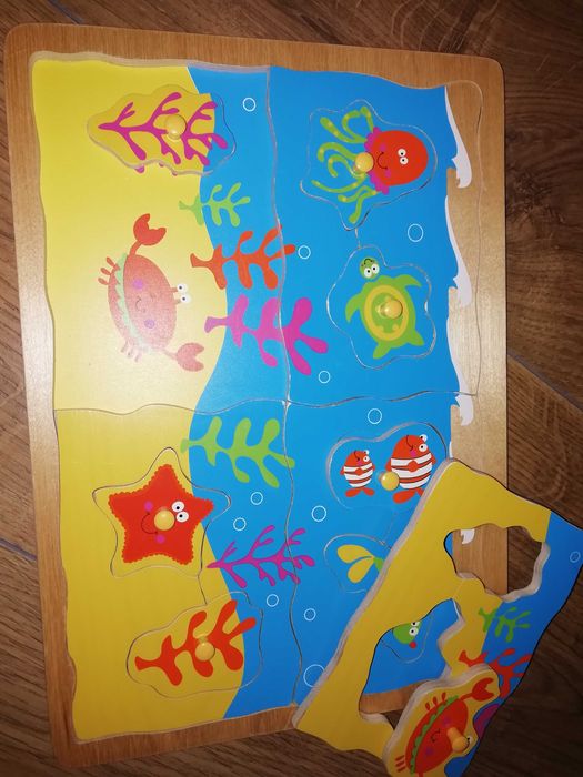 Детски дървени играчки (пъзели, игри)