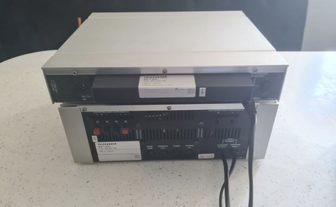 Amplificator Telefunken MA1 și tuner Telefunken MT1