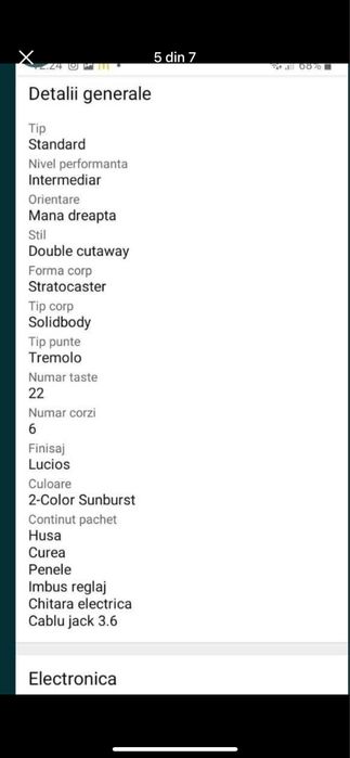 Vand chitara electronica cu Amplificator si mentronom