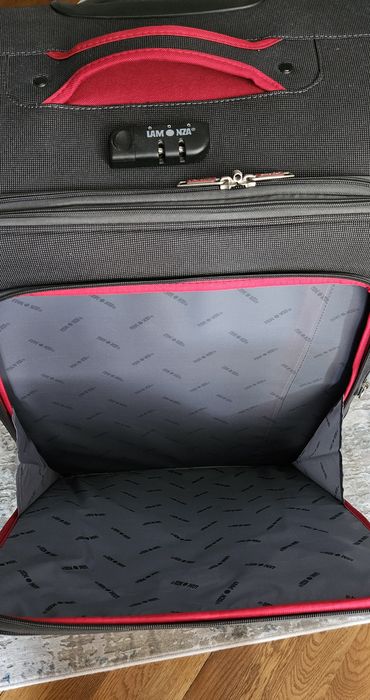 Troler Lamonza, culoare gri închis, 75cm