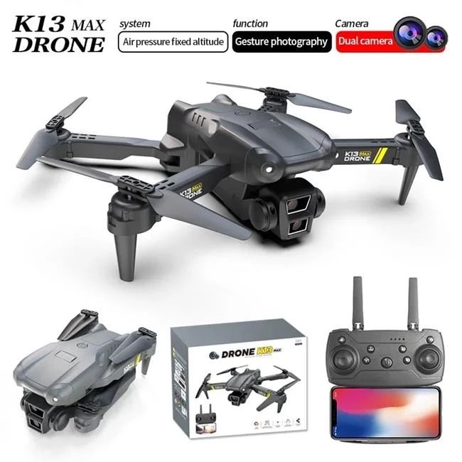 Дрон K 13 MAX  с двойна 4К UHD камера **20% намаление **