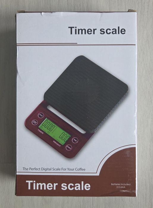 Cantar digital cu timer pt cafea (si nu numai)