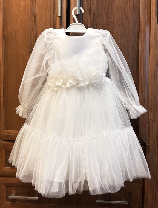 Белое платье для девочки