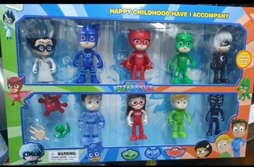 pj Masks герои,различни видове