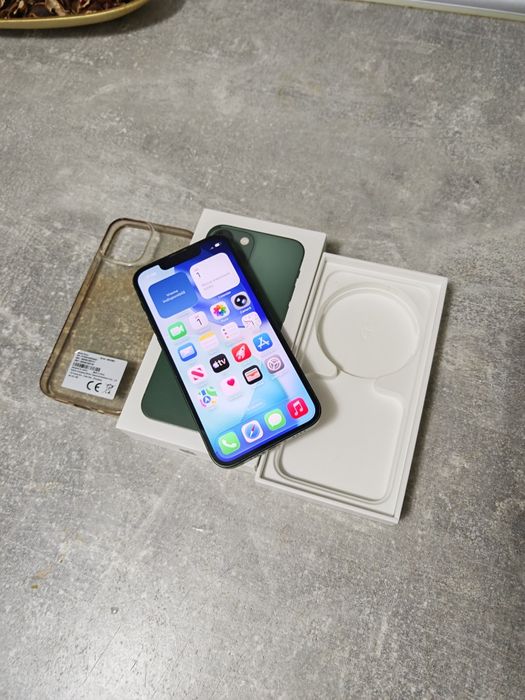 iPhone 13 Mini Green 95%Bat Fullbox impecabil totul original