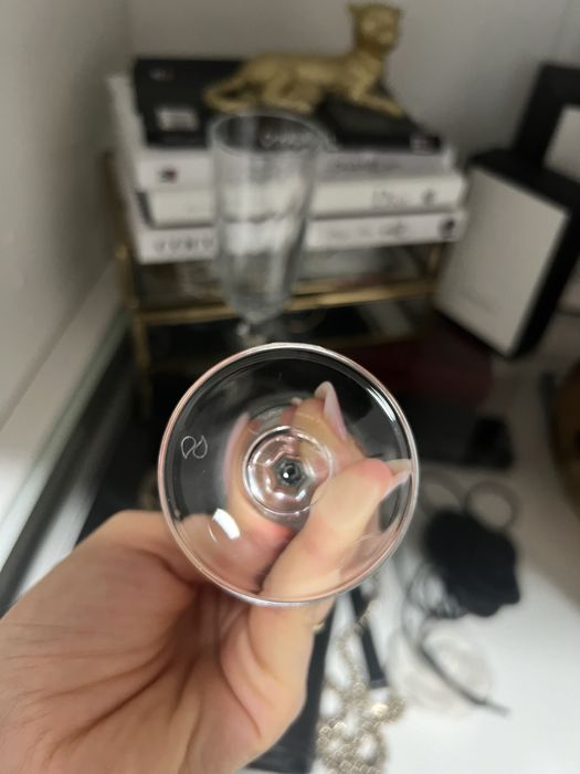 Pahare pahar sampanie flute cristal bohemia cadou miri nunta