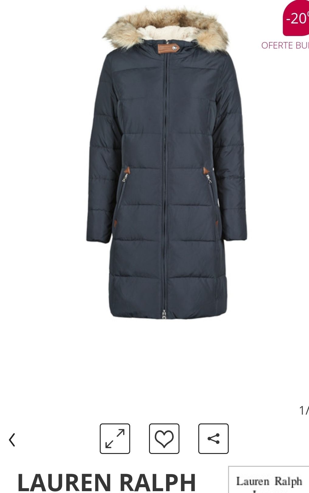 Lauren Ralph Lauren - Geaca de puf/ Palton