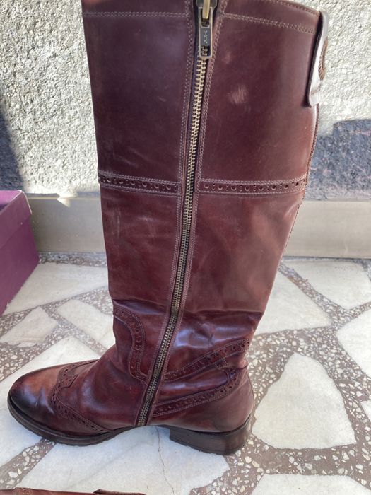 Cizme din piele Sciapo în cutia originală