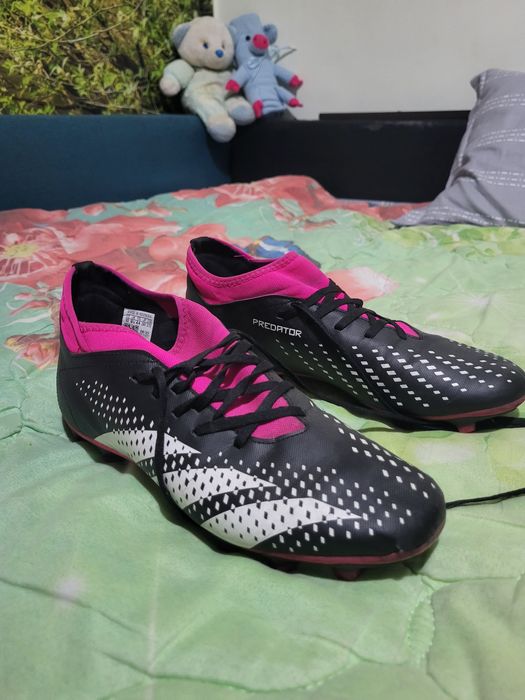 Ghete adidas predator Negre cu mov 44