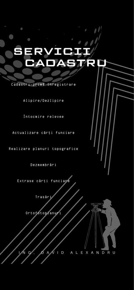 Lucrari de cadastru si topografie