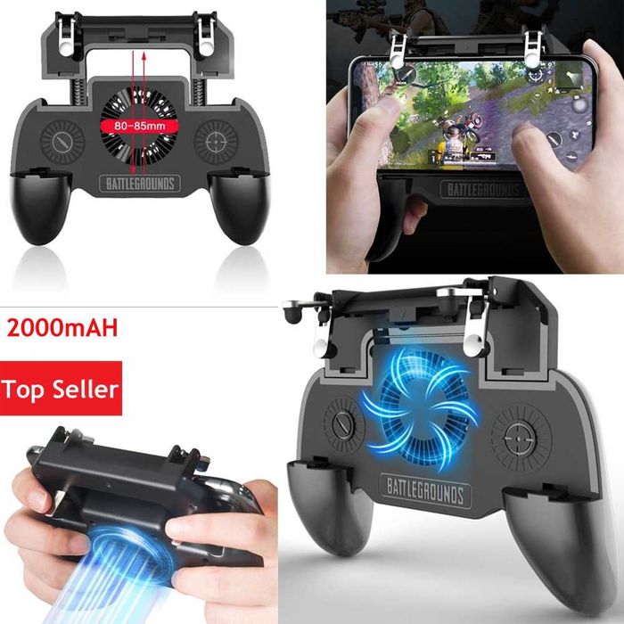 GamePad SR 2000mAh, метален тригер, Power Bank, Fortnite / PUBG