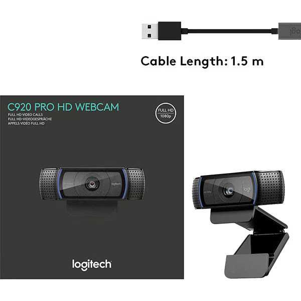 Camera Web LOGITECH C920 PRO Full HD 1080p Noua Sigilata Garantie 2ani