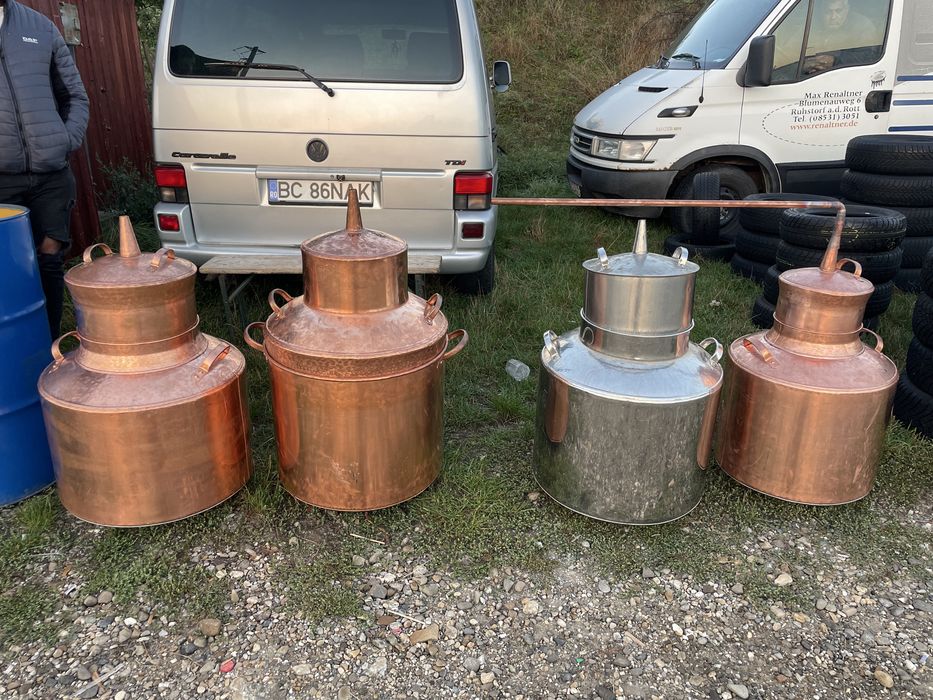 Cazane  tuica de cupru sau inox avem pe stoc dar facem si la comanda