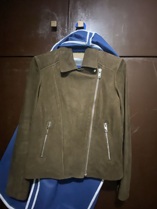 дамско яке Massimo Dutti от естествен велур