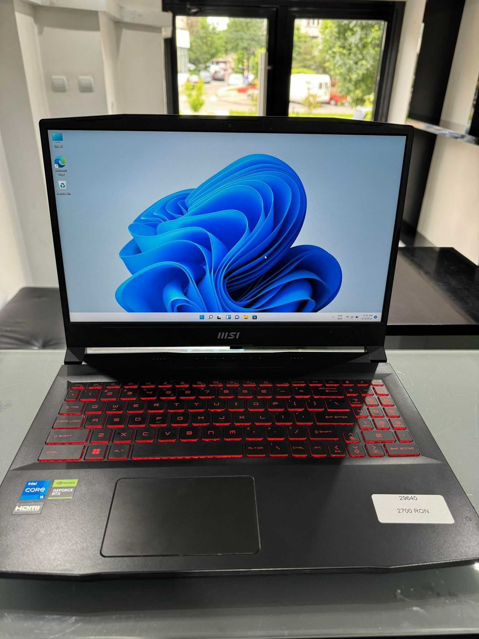 Laptop MSI Katana i5-12450H RTX 3050 16GB/512SSD