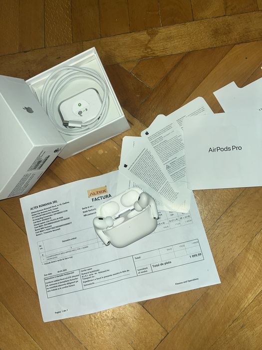 Airpods 2 PRO Cu tot cu factura, Le dau urgent