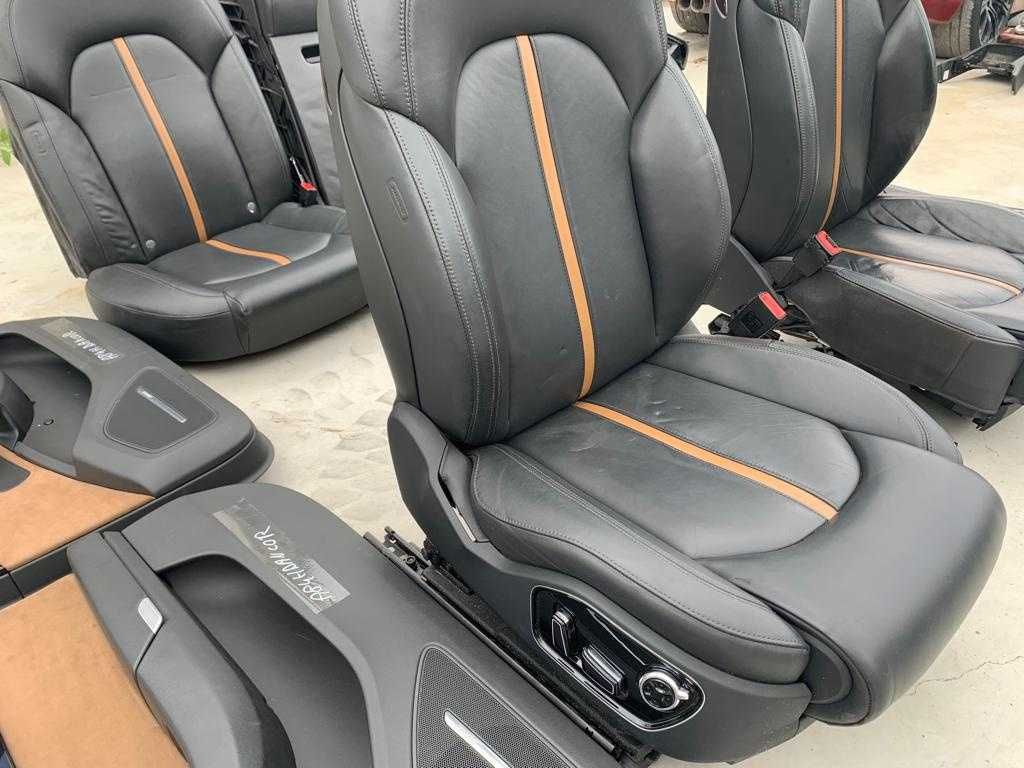 Interior Complet Negru Piele Audi A8 4H D4 Design Selection