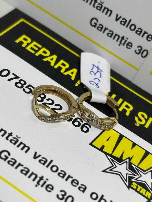 cercei aur 2.37gr 14k (m2) staramanet