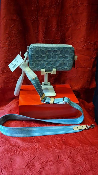 Дамска чанта Coach Denim Kira