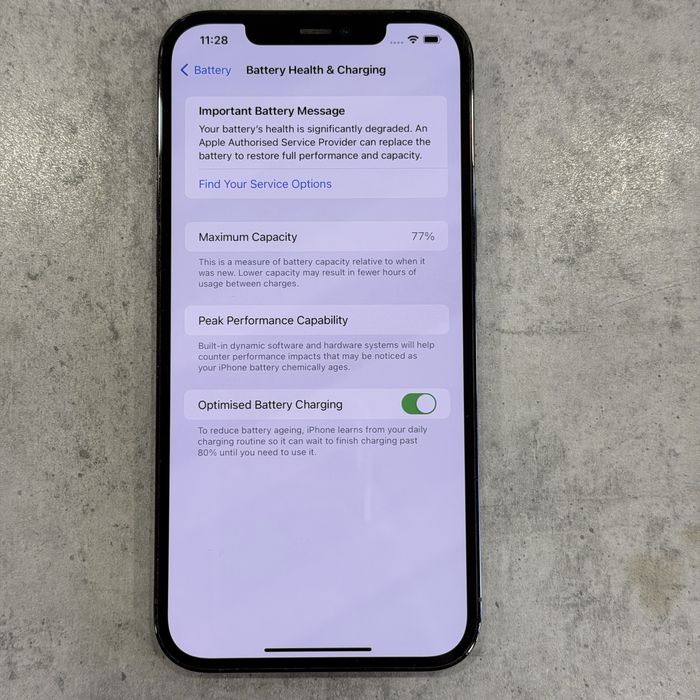 iPhone 12 pro max 256 77%