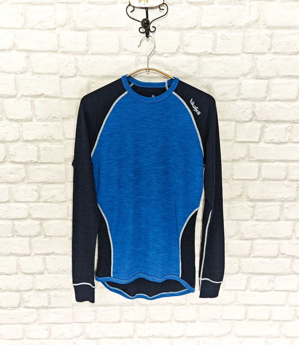 Vikafjell 100% Мериносова вълна оригинална мъжка фланелка размер М