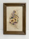 Tablou art print peisaj floral din ceramica AWS Keramik Germany