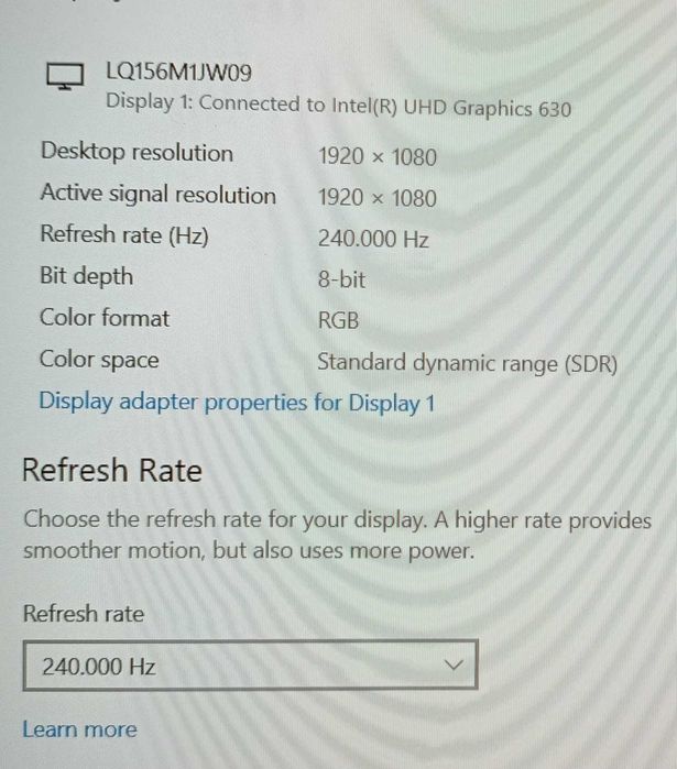 Laptop Gaming Asus ROG G531GW inte i9 RTX2070 display 240Hz