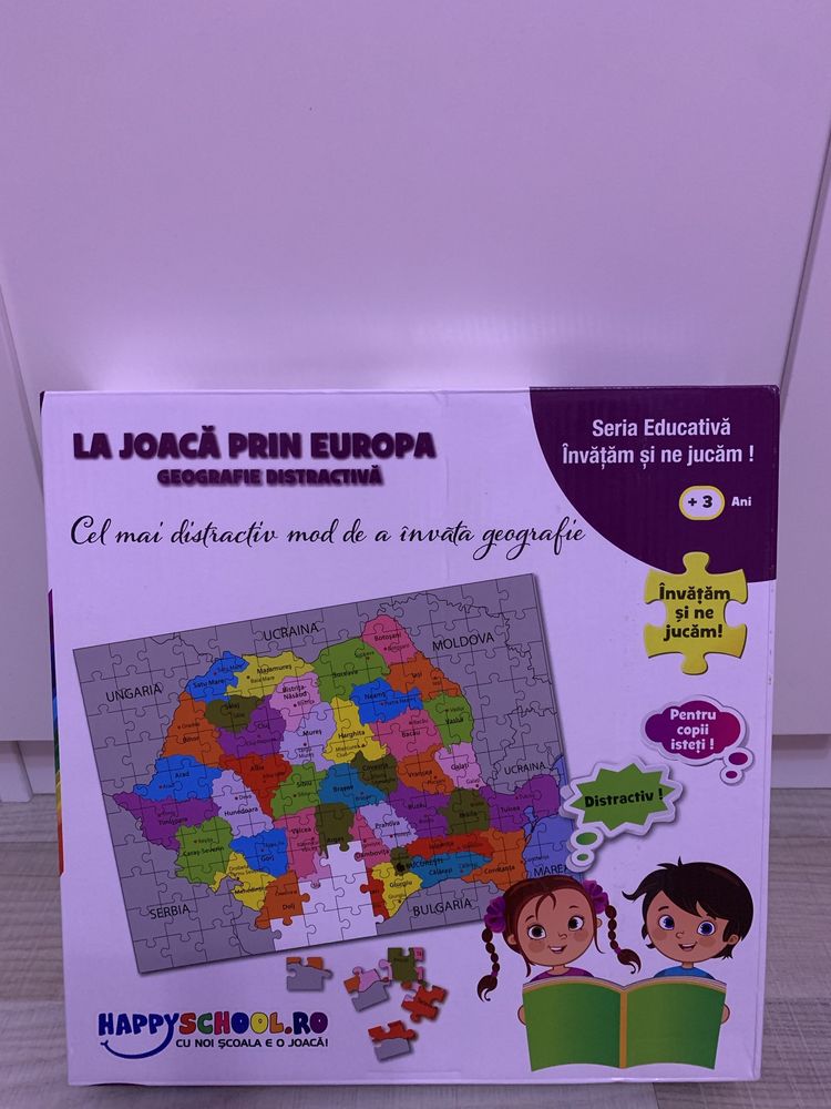 Set educativ geografie La Joaca Prin Europa